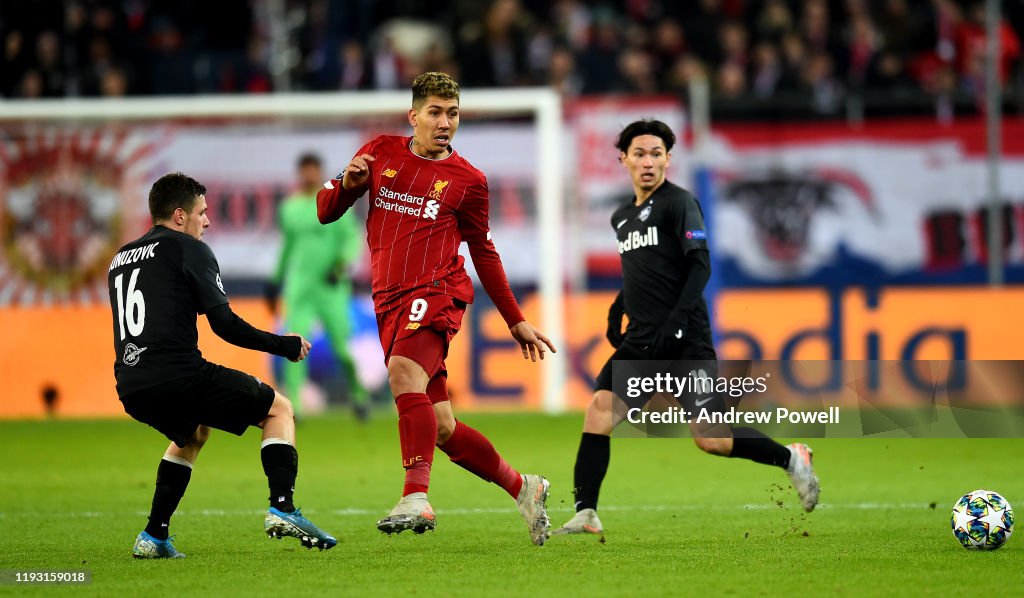 RB Salzburg v Liverpool FC: Group E - UEFA Champions League