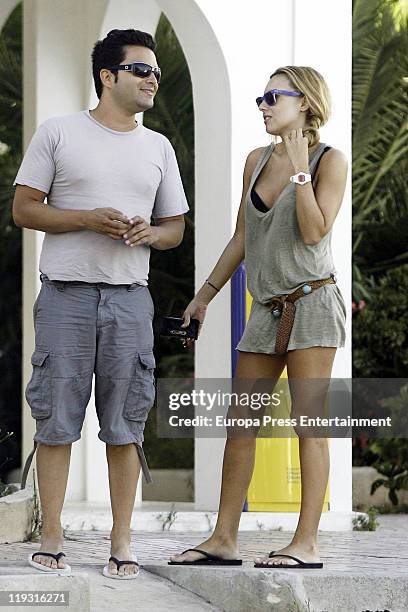 Berta Collado is seen sighting on July 18, 2011 in Ibiza, Spain.