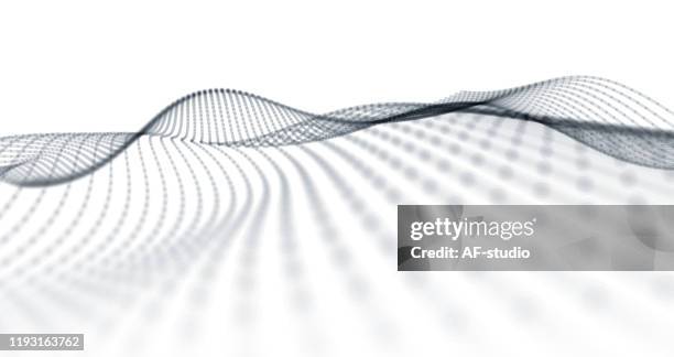 abstract network background. particle wave. blockchain.neural network. - sharp angle stock illustrations