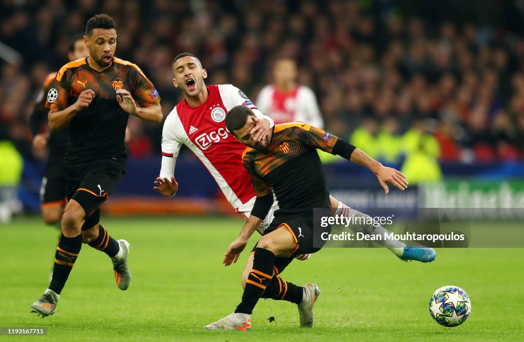 AFC Ajax v Valencia CF: Group H - UEFA Champions League