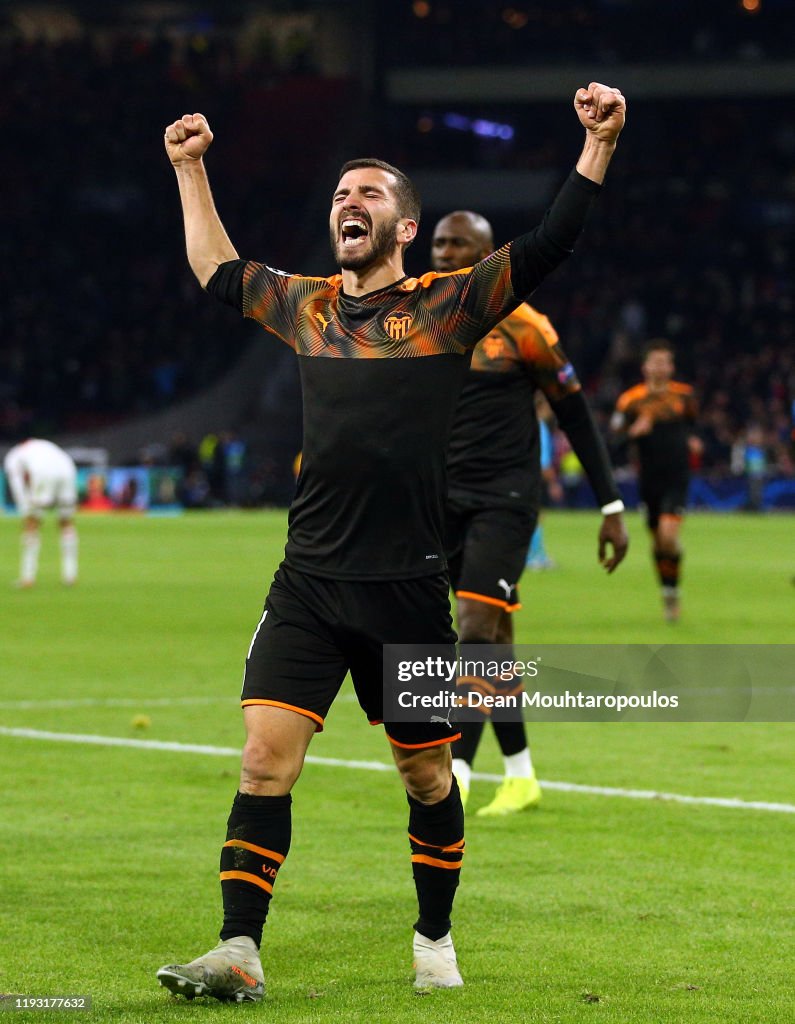 AFC Ajax v Valencia CF: Group H - UEFA Champions League