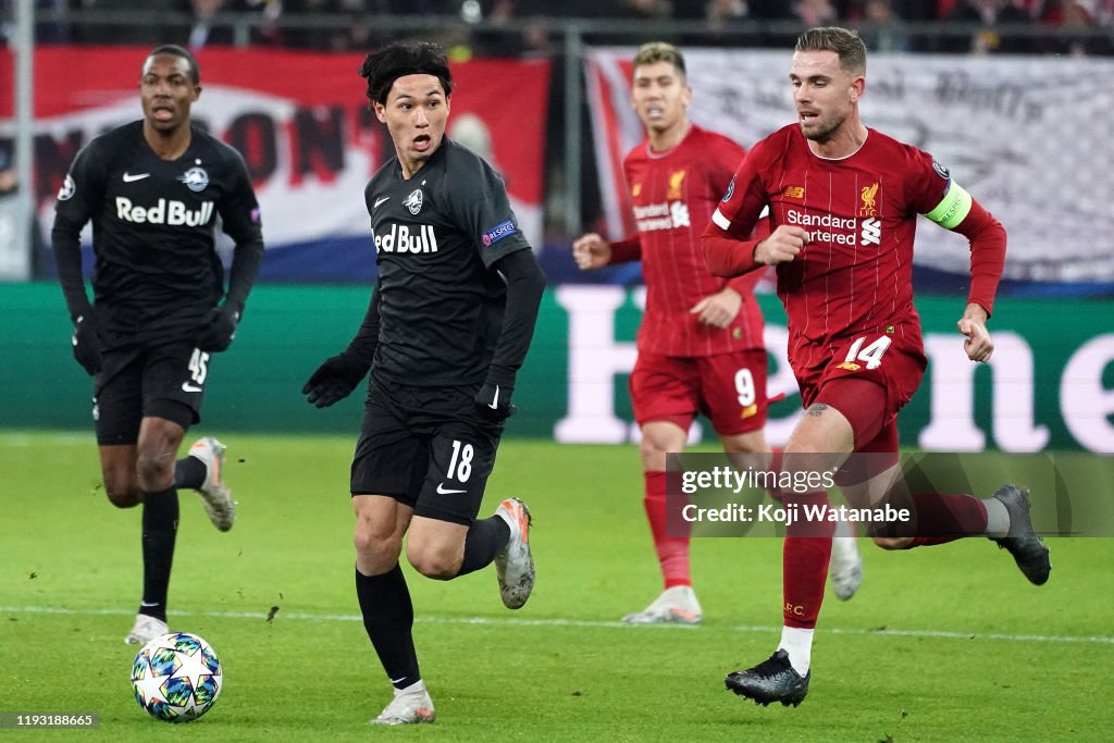 RB Salzburg v Liverpool FC: Group E - UEFA Champions League