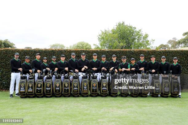 Assistant Captain Geoff Ogilvy of Australia, Assistant Captain K.J. Choi of South Korea, Byeong-Hun An of South Korea, Abraham Ancer of Mexico, Adam...