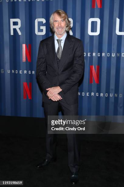 Director Michael Bay attends Netflix's "6 Underground" New York Premiere at The Shed on December 10, 2019 in New York City.