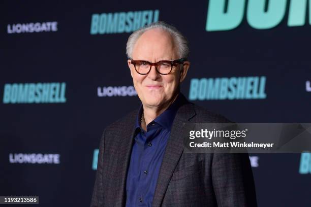 John Lithgow attends a Special Screening of Liongate's "Bombshell" at Regency Village Theatre on December 10, 2019 in Westwood, California.