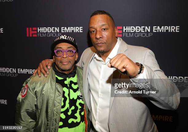 Spike Lee and Deon Taylor arrive at the 51st NAACP Image Awards FYC Screening Series Presents a Special Screening of BLACK AND BLUE with Deon Taylor...