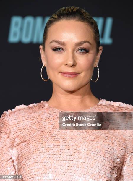 Arrives at the Special Screening Of Liongate's "Bombshell" at Regency Village Theatre on December 10, 2019 in Westwood, California.