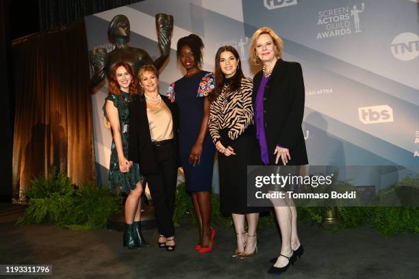 Elizabeth McLaughlin, SAG-AFTRA President Gabrielle Carteris, Danai Gurira, America Ferrera and JoBeth Williams attend the 26th Annual Screen Actors...