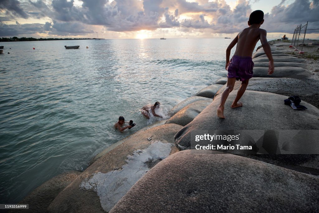 Rising Sea Levels Threaten Coral Atoll Nation Of Tuvalu