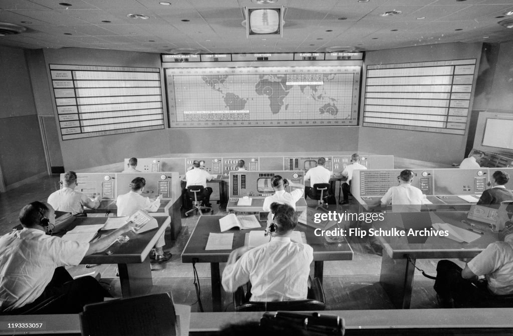 Project Mercury Mission Control Room