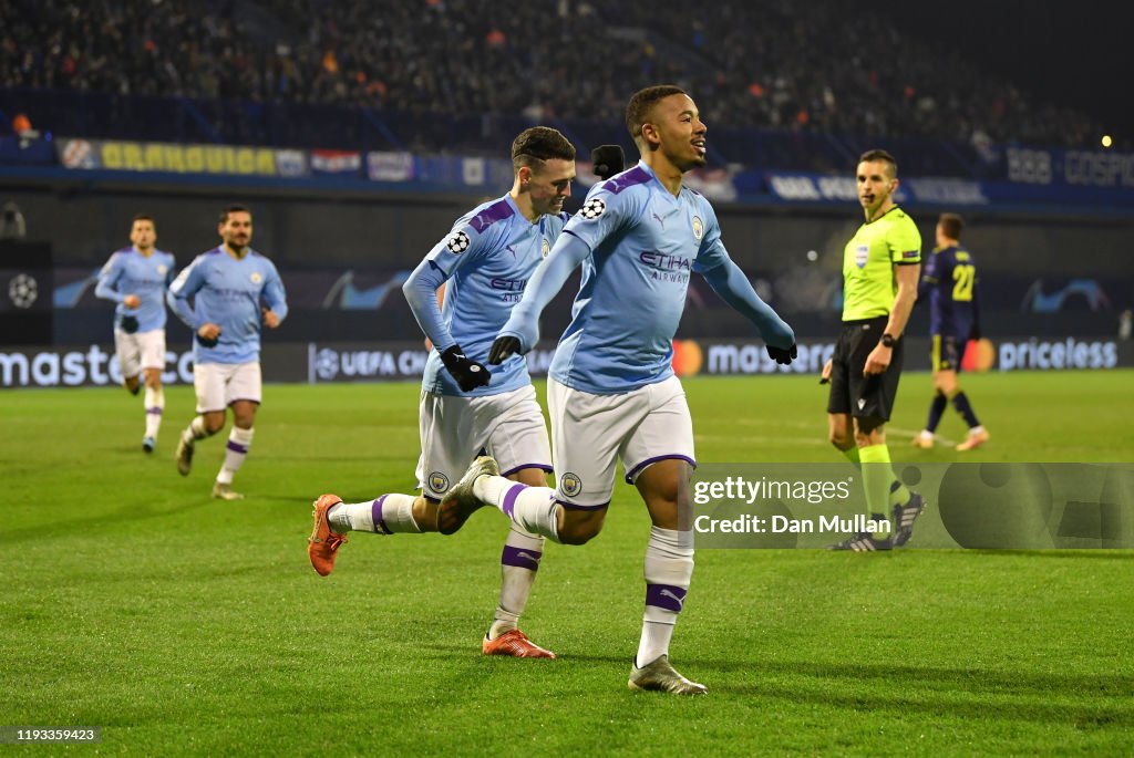 Dinamo Zagreb v Manchester City: Group C - UEFA Champions League