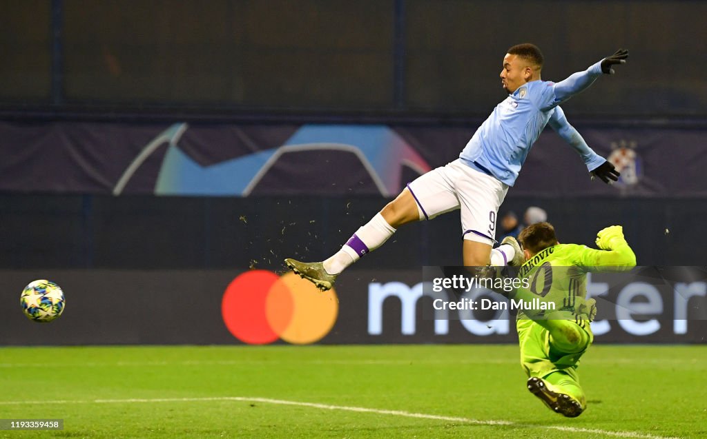 Dinamo Zagreb v Manchester City: Group C - UEFA Champions League