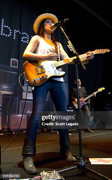 Michelle Branch performs at the Meadow Brook Music Festival on July 17, 2011 in Rochester, Michigan.