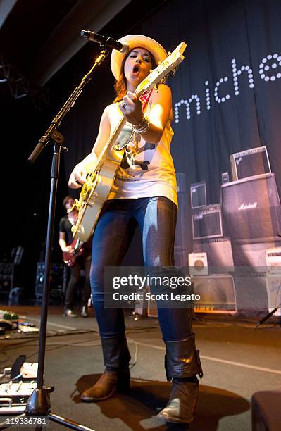 Michelle Branch performs at the Meadow Brook Music Festival on July 17, 2011 in Rochester, Michigan.