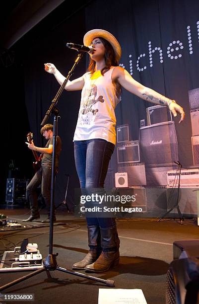 Michelle Branch performs at the Meadow Brook Music Festival on July 17, 2011 in Rochester, Michigan.