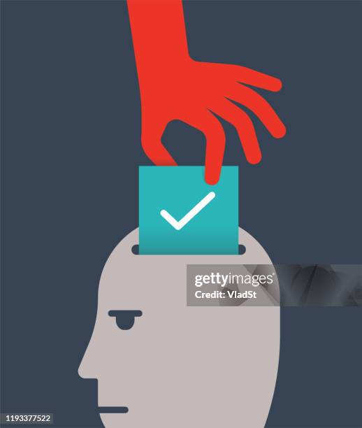 election meddling ballot box rigged voting politics concept illustration - extremism stock illustrations