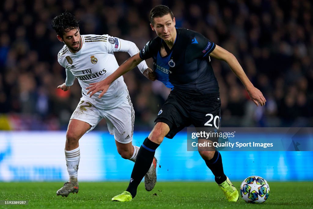 Club Brugge KV v Real Madrid: Group A - UEFA Champions League