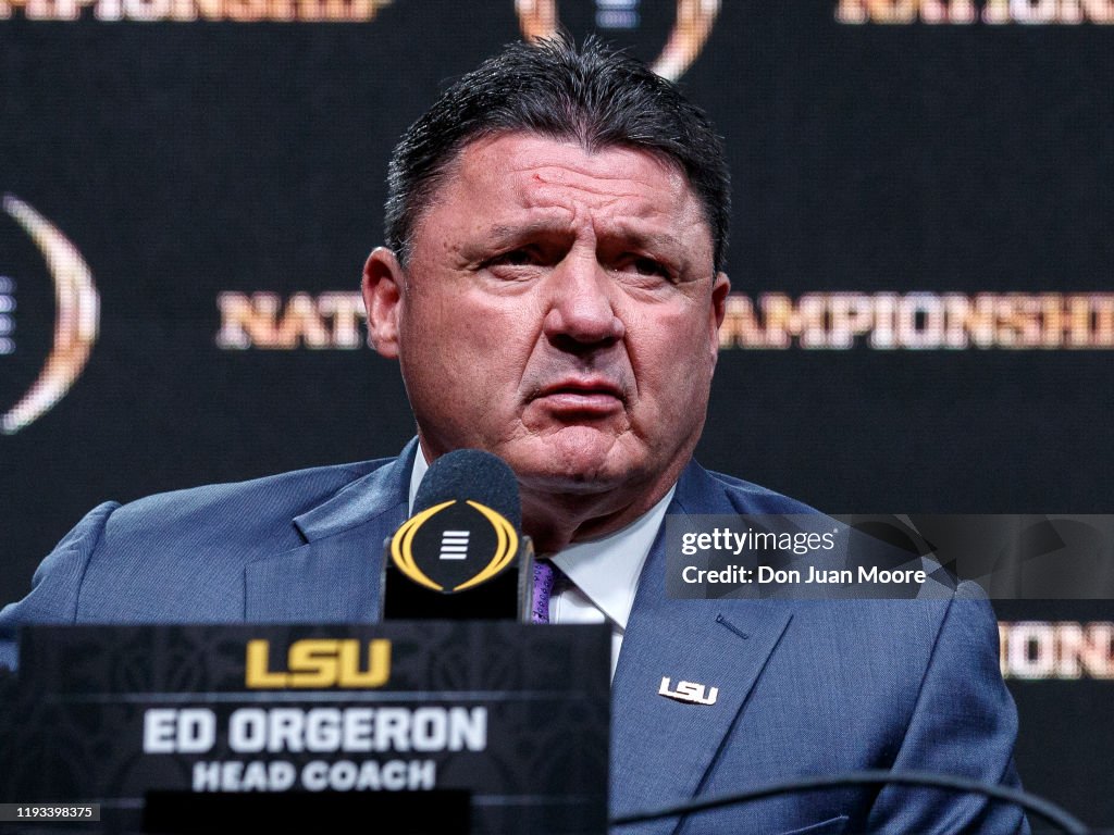 College Football Playoff National Championship - Head Coaches News Conference