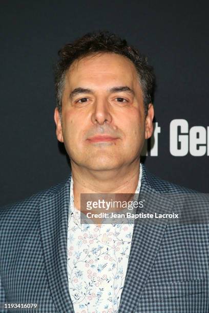 Tom Scharpling attends the premiere of A24's "Uncut Gems" at The Dome at Arclight Hollywood on December 11, 2019 in Hollywood, California.