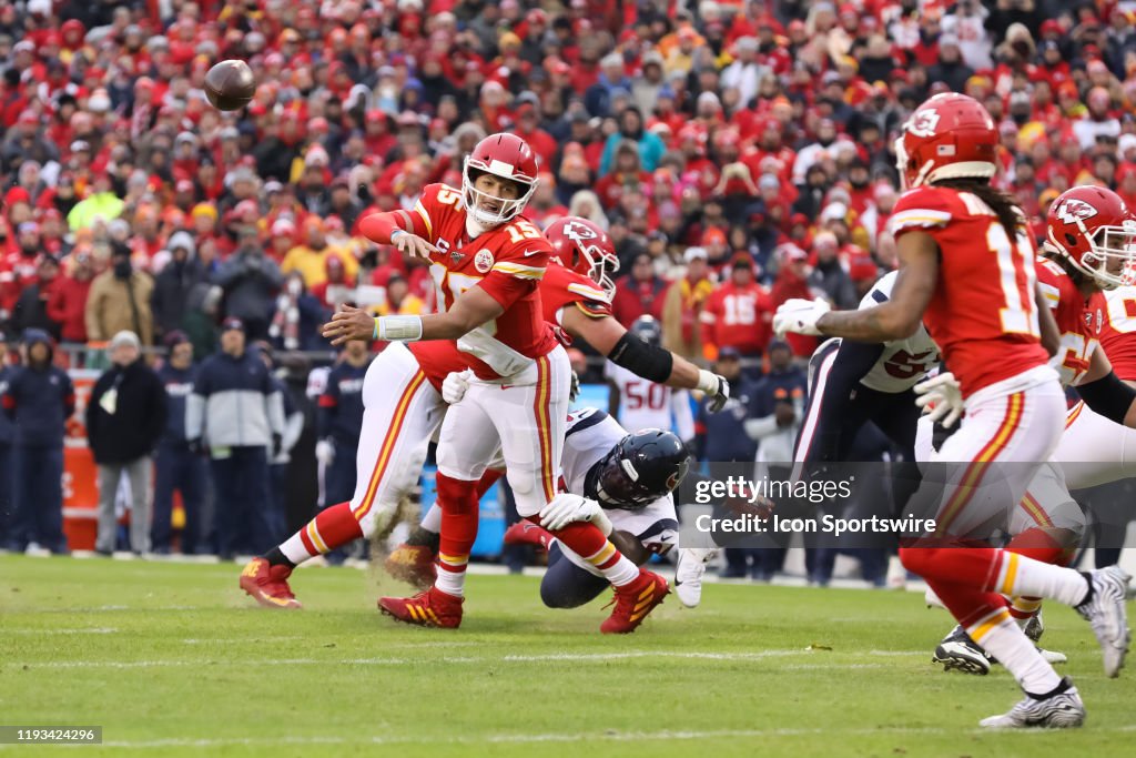 NFL: JAN 12 AFC Divisional Playoff - Texans at Chiefs