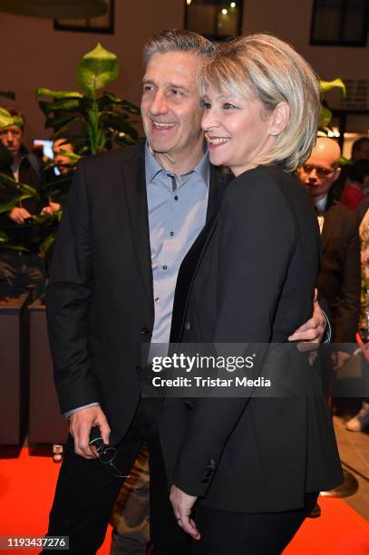 Claudia Jung and her husband Hans Singer attend the Smago Award 2020 at Mercure Hotel Moa on January 12, 2020 in Berlin, Germany.