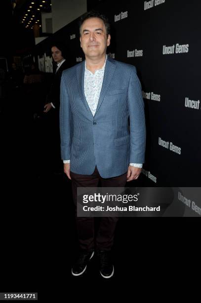 Tom Scharpling attends the Los Angeles premiere of "Uncut Gems" on December 11, 2019 in Los Angeles, California.