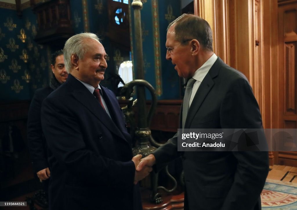 Russian delegation meet Khalifa Haftar in Moscow