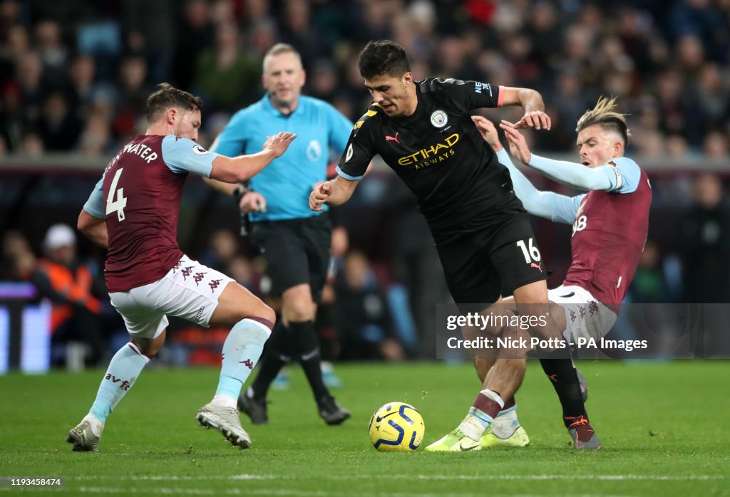 Aston Villa v Manchester City - Premier League - Villa Park