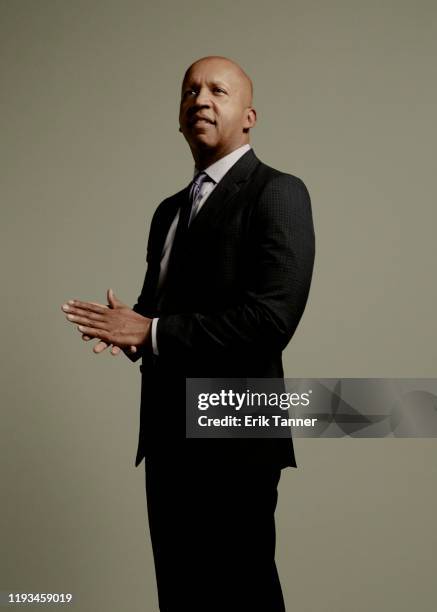 Lawyer, social justice activist, founder/executive director of the Equal Justice Initiative, Bryan Stevenson poses for a portrait at the The National...