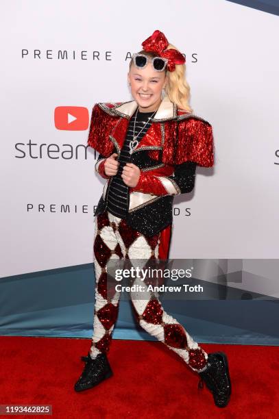 Jojo Siwa attends the 2019 Streamys Premiere Awards at The Broad Stage on December 11, 2019 in Santa Monica, California.