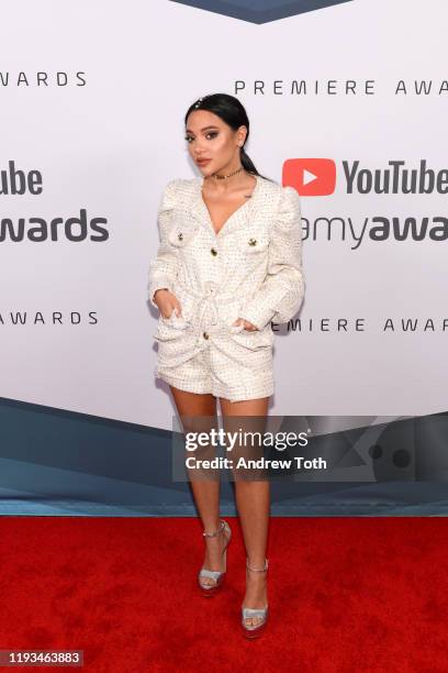 Gabi DeMartino attends the 2019 Streamys Premiere Awards at The Broad Stage on December 11, 2019 in Santa Monica, California.