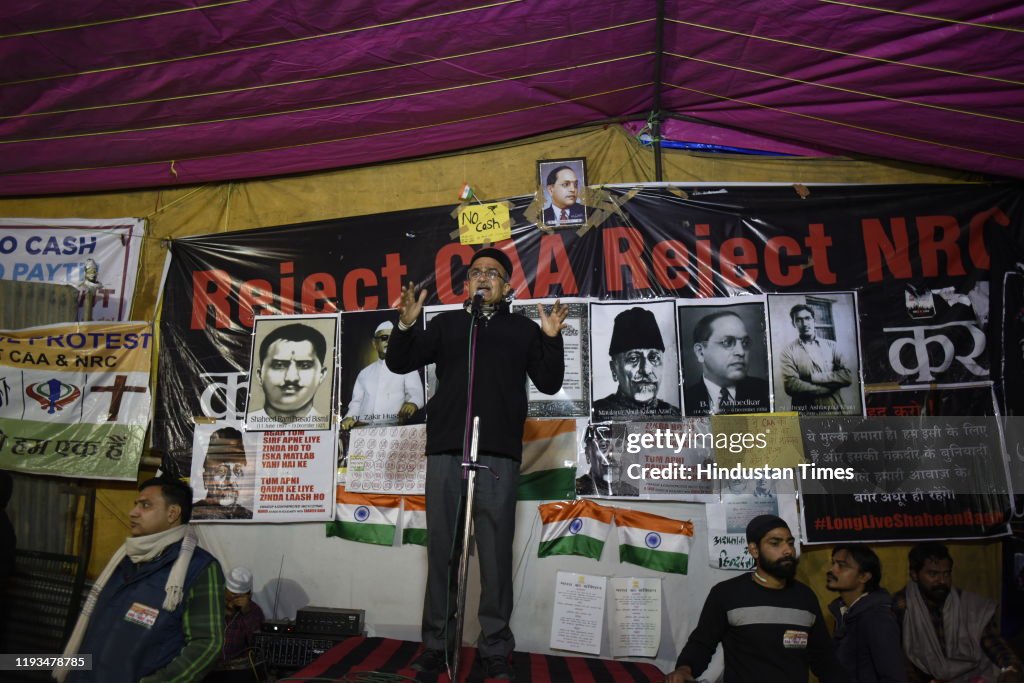 Sit-In Protest Against CAA And NRC At Shaheen Bagh