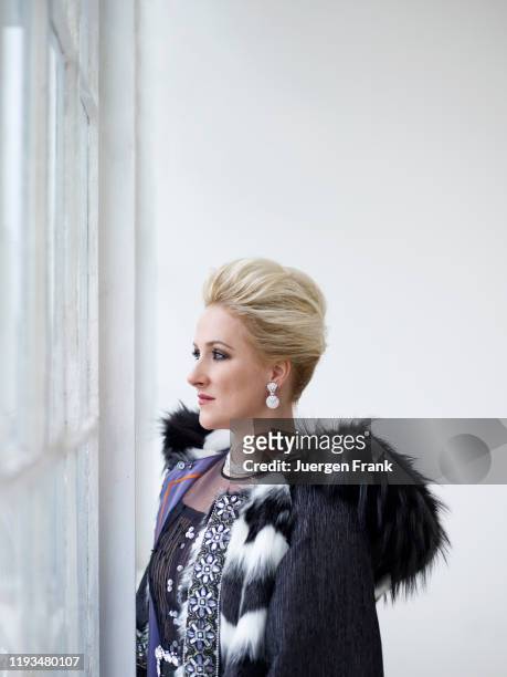 Opera singer Diana Damrau is photographed for Festspielhaus Baden-Baden on December 18, 2016 in New York City.