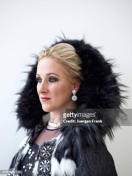 Opera singer Diana Damrau is photographed for Festspielhaus Baden-Baden on December 18, 2016 in New York City.