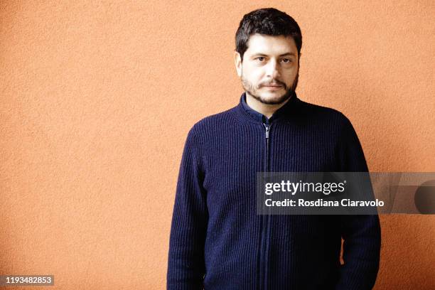 Italian Director Claudio Giovannesi poses for photographer at the Noir In Festival 2019 on December 11, 2019 in Milan, Italy.