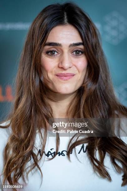 Spanish actress Olivia Molina attends 'La Valla' photocall at La Paz Cinema on December 11, 2019 in Madrid, Spain.