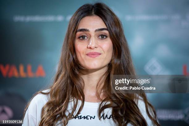 Spanish actress Olivia Molina attends 'La Valla' photocall at La Paz Cinema on December 11, 2019 in Madrid, Spain.