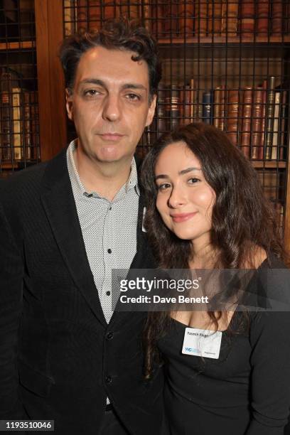 Kerry Kyriacos Michael and Yasmin Paige attend the Writers' Guild of Great Britain Awards 2020 at the Royal College Of Physicians on January 13, 2020...