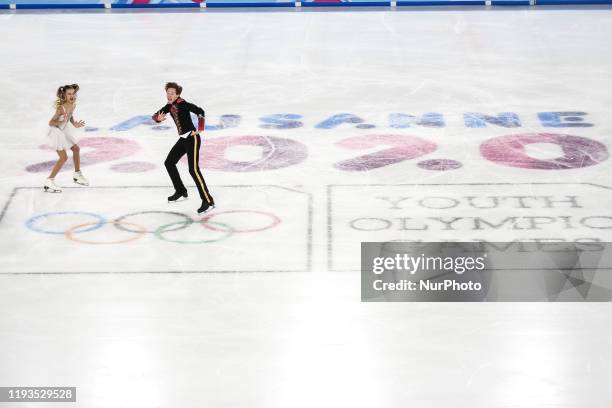 Irina and CIRISANO Dario from Russia compete in Figure Skating: Ice Dance Free Dance during 4 day of Winter Youth Olympic Games Lausanne 2020 in...