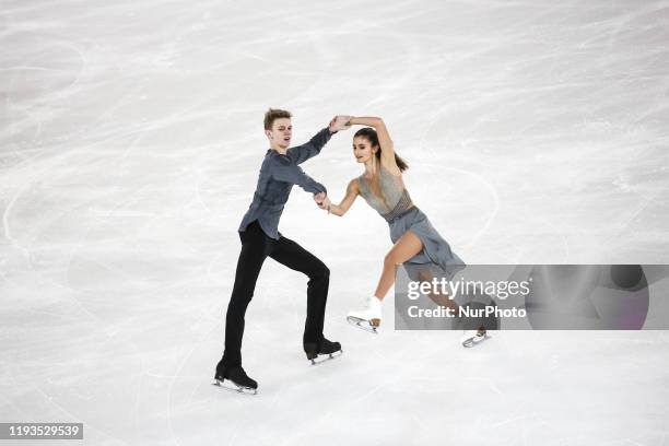 Sofya / SHUSTITSKIY Alexander from Russia compete in Figure Skating: Ice Dance Free Dance during 4 day of Winter Youth Olympic Games Lausanne 2020 in...