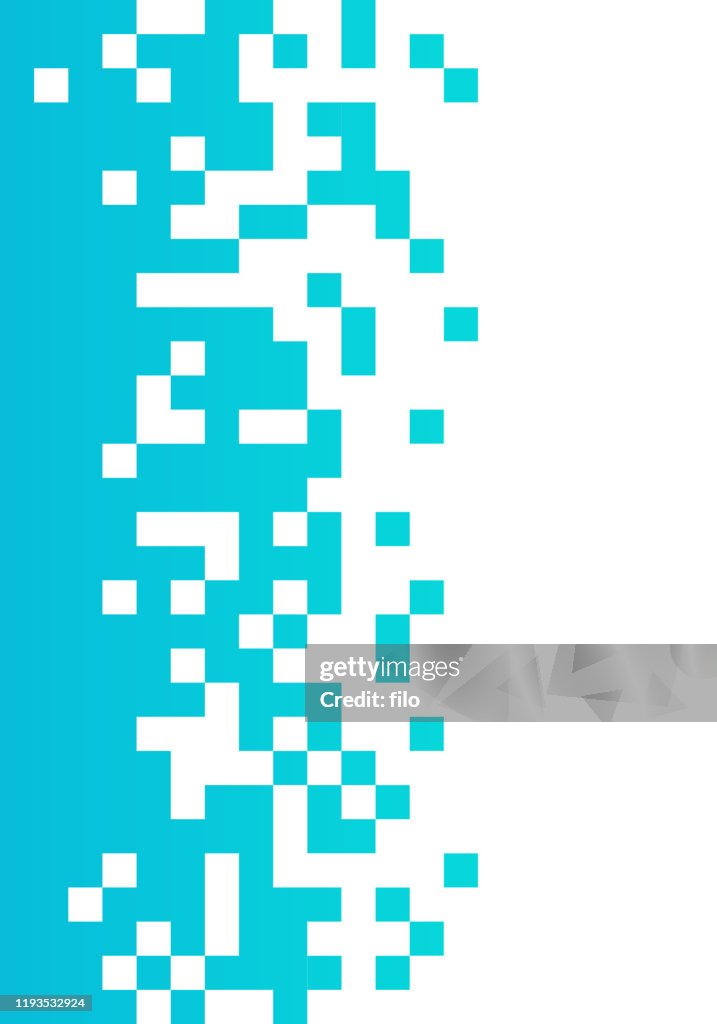Pixel Dot Edge Pattern Divider Transition