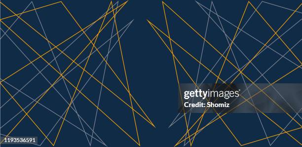 geometric abstract background - network cable close up stock illustrations