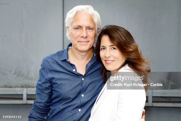 Philipp Brenninkmeyer and his wife Tara Lynn Orr photographed at the FFF reception during the Munich Film Festival 2018 at Praterinsel on July 5,...