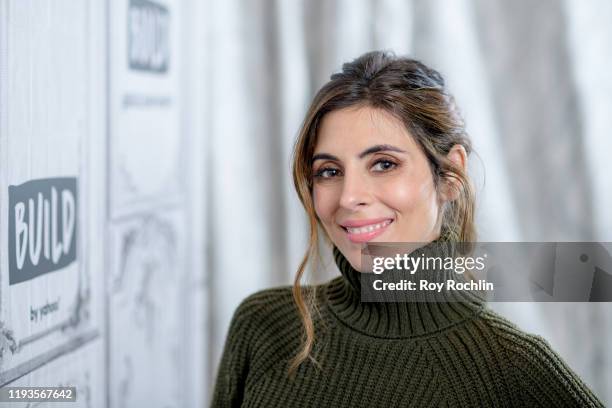 Jamie-Lynn Sigler discusses "Mob Town" with the Build Series at Build Studio on December 12, 2019 in New York City.