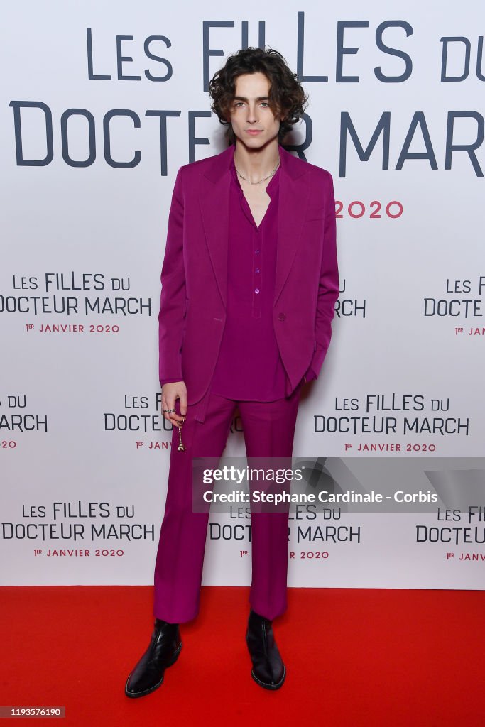 "Les Quatre Filles Du Docteur March" Little Women Premiere In Paris