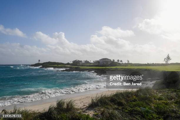 View of the 12th hole during the second round of the Korn Ferry Tour's The Bahamas Great Exuma Classic at Sandals Emerald Bay golf course on January...