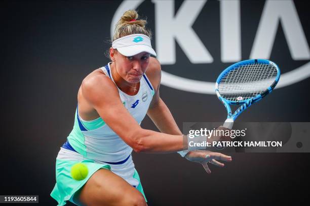 Belgian Yanina Wickmayer pictured during a tennis match between Australian Ellen Perez and Belgian Yanina Wickmayer in the first round of Women's...