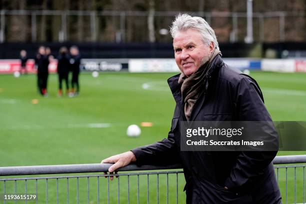 Guus Hiddink during the Training PSV at the PSV Campus De Herdgang on January 14, 2020 in Eindhoven Spain