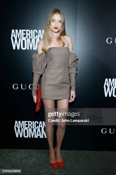 Vlada Roslyakova attends the screening of "American Woman" at Metrograph on December 12, 2019 in New York City.