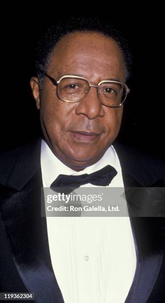 Actor Alex Haley attends Television Hall of Fame Gala on January 8, 1989 at 20th Century Fox Studios in Century City, California.